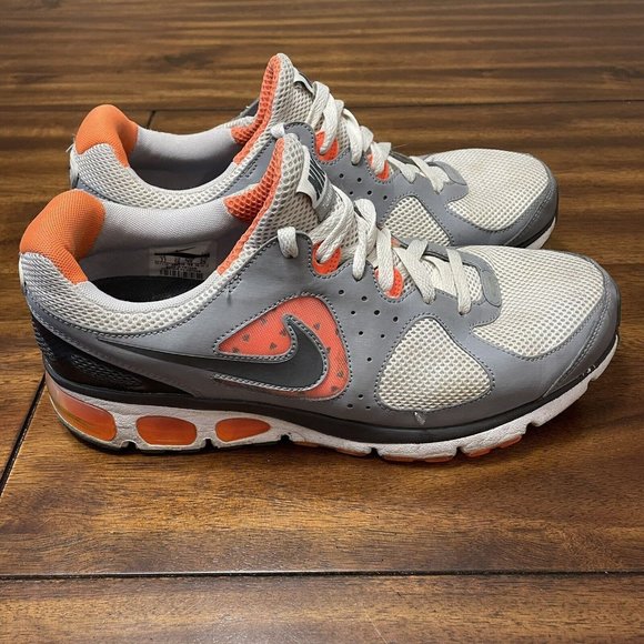 Vintage 2003 Nike Air Turbulence 00’s Max Men's Size 11 Shoes Gray And Orange - Picture 2 of 7